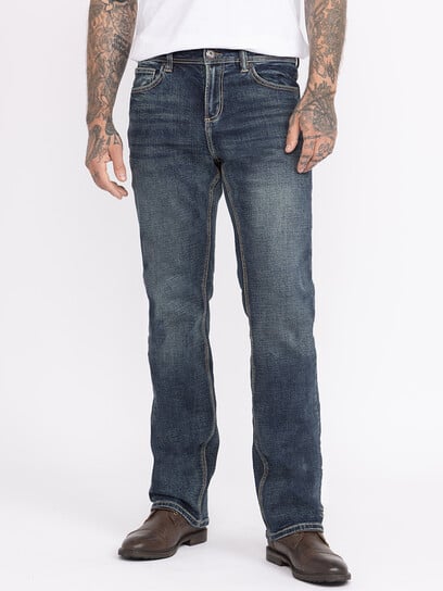 Men's Dark Wash Classic Boot Jeans Men's Dark Wash Classic Boot Jeans