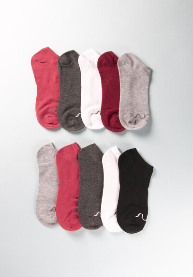 Women's 10 Pack Sugar Socks Image 1