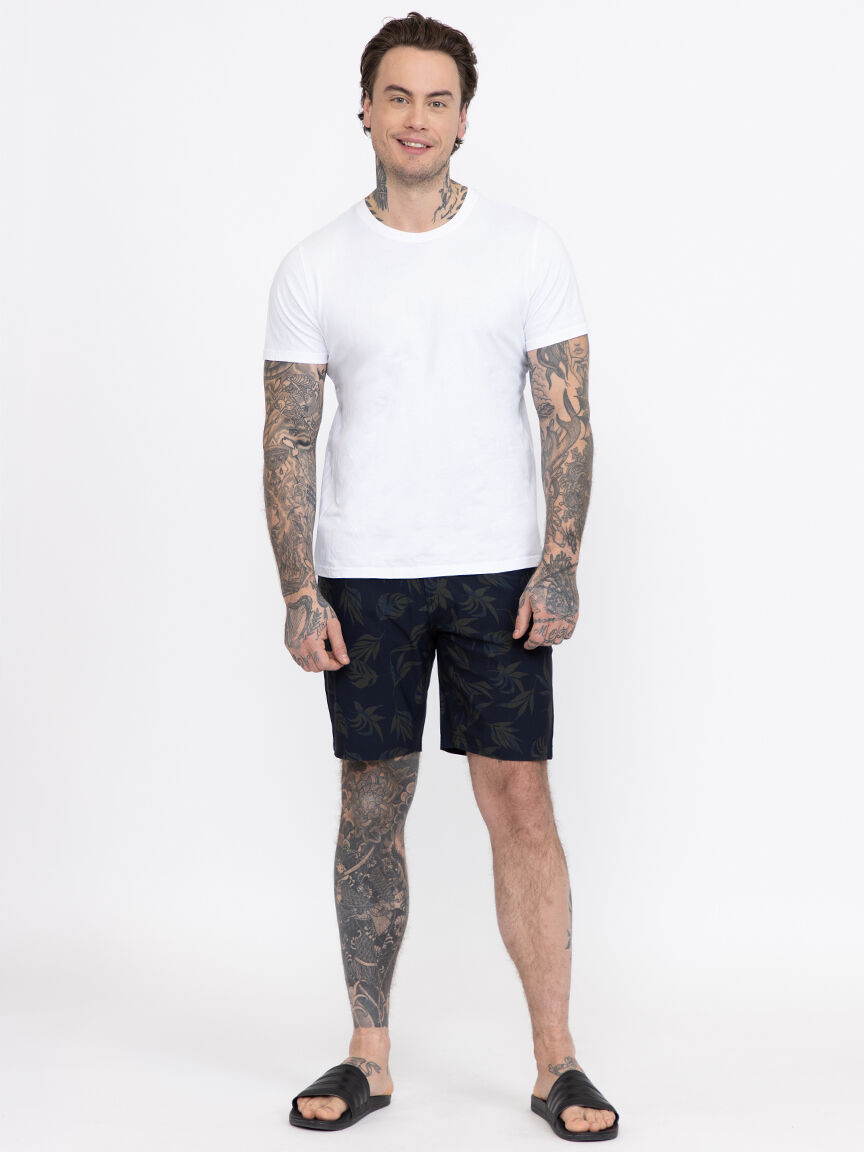 Men's Printed Palm Hybrid Shorts