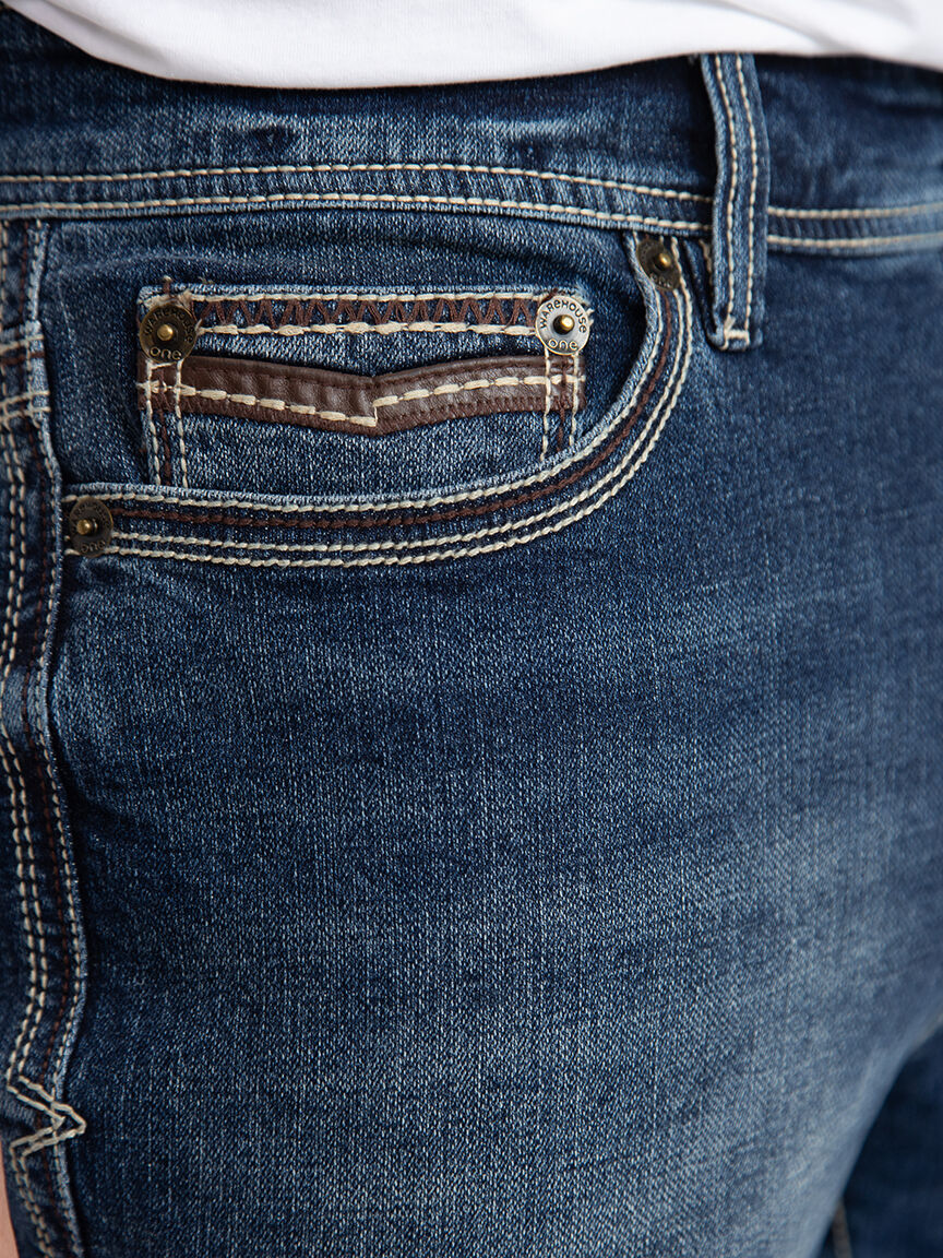 Men's Medium Blue Classic Boot Jeans