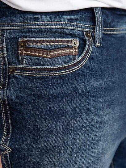Men's Medium Blue Classic Boot Jeans Men's Medium Blue Classic Boot Jeans