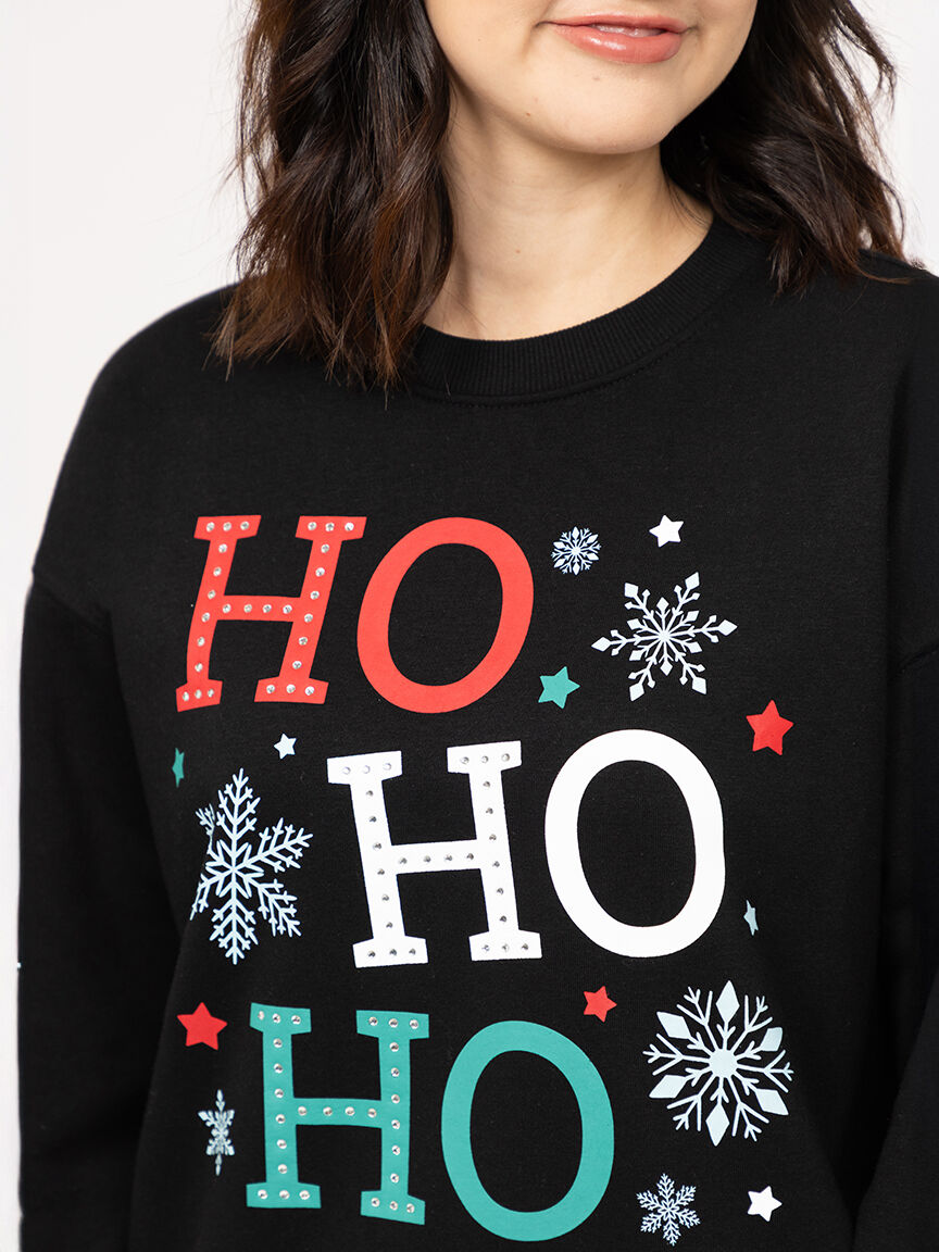 Women's Ho Ho Ho Sweatshirt
