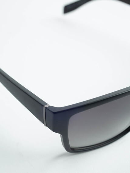 Men's Matte Black Sunglasses Image 3