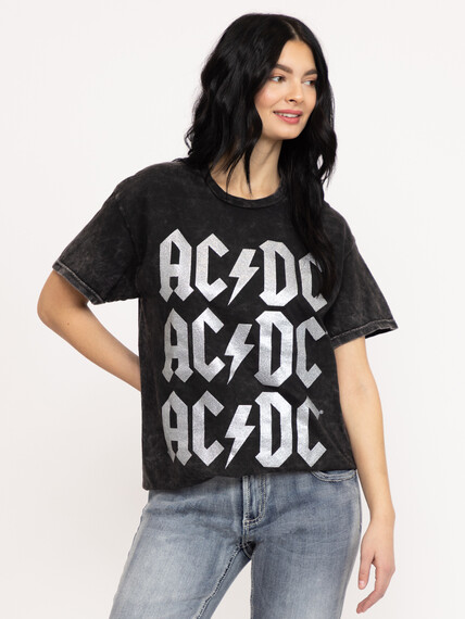 Women's AC/DC Washed Tee Warehouse One