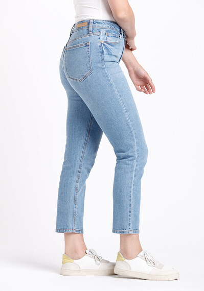 Women's High Rise Slim Straight Jeans Image 3