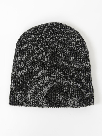 Men's ACDC Patch Rib Knit Beanie Men's ACDC Patch Rib Knit Beanie Image 2