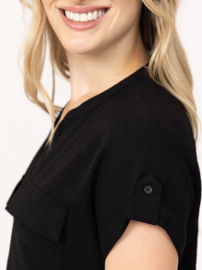 Women's Button Front Blouse Women's Button Front Blouse