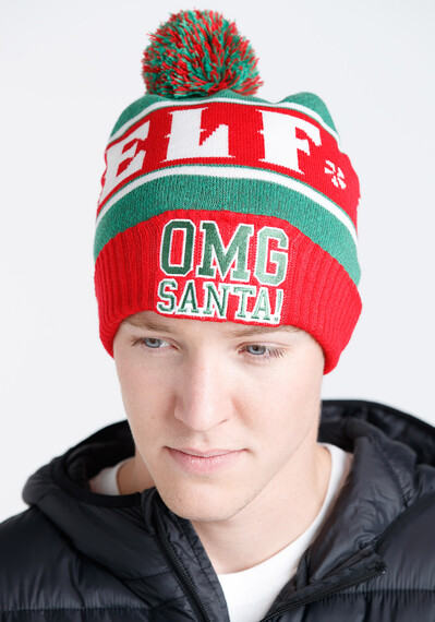 Men's ELF OMG Santa Toque Men's ELF OMG Santa Toque Image 2