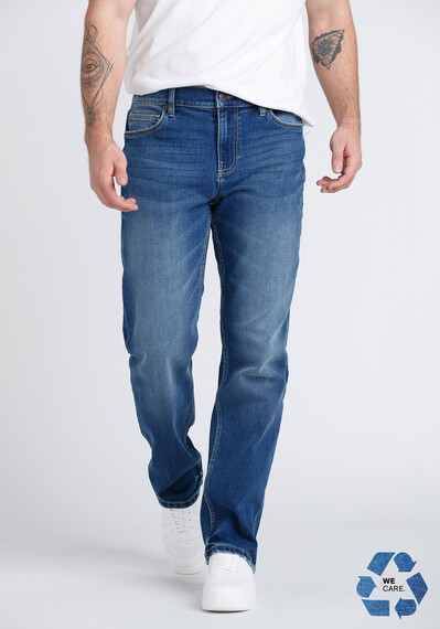Men's Medium Blue Slim Straight Jeans Image 1