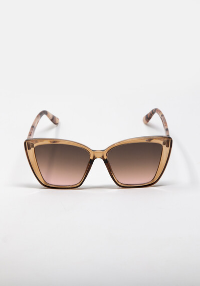 Women's Cat Eye Tort Sunglasses Image 5