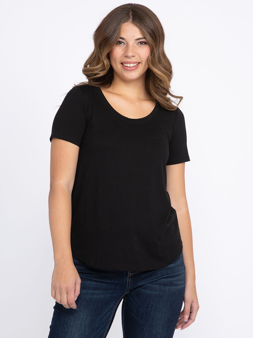 AMEE <br> Scoop Neck Tee main image 1