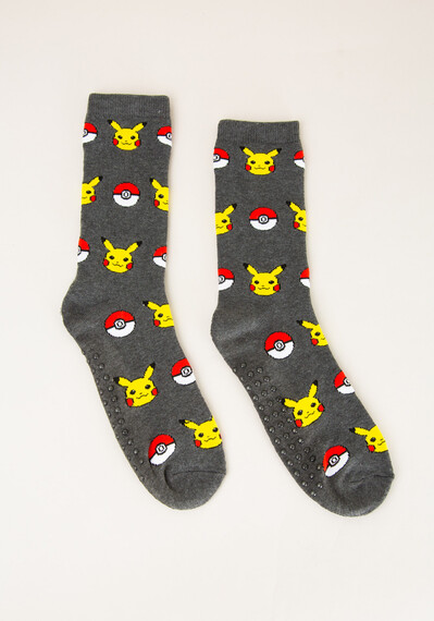 Men's Pokemon Pikachu Crew Sock Image 1