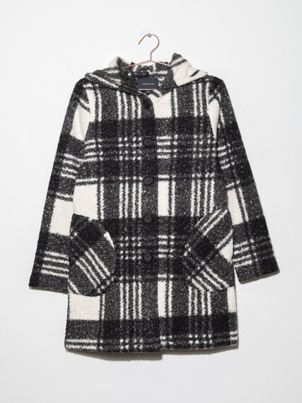 Women's Boucle Plaid Coat Women's Boucle Plaid Coat Image 6