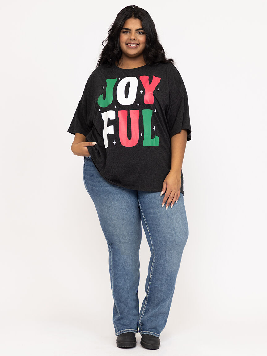 Women's Joyful Oversized Tee