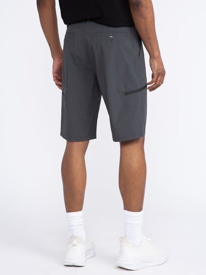 Men's Charcoal Cargo Hybrid Shorts