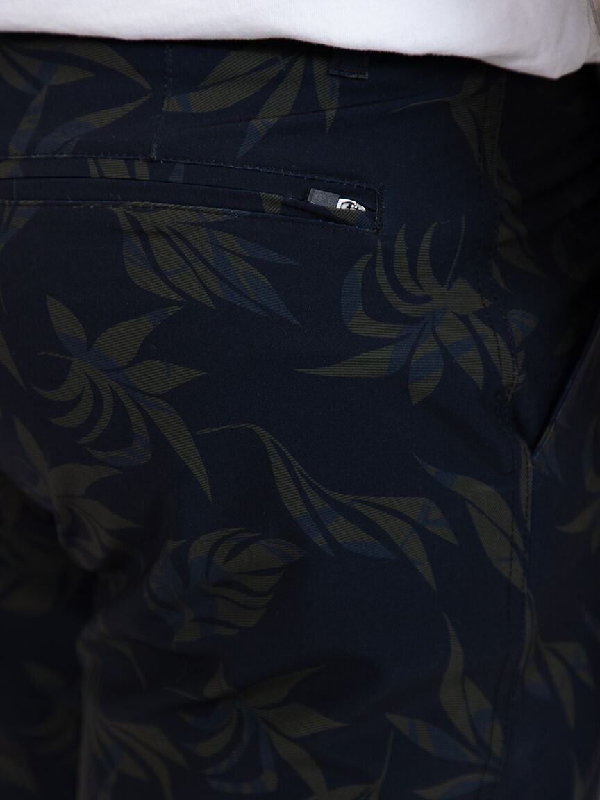 Men's Printed Palm Hybrid Shorts