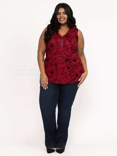 Women's Flocked Mesh Tank Women's Flocked Mesh Tank