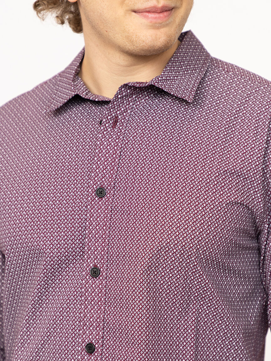Men's Diamond Print Shirt