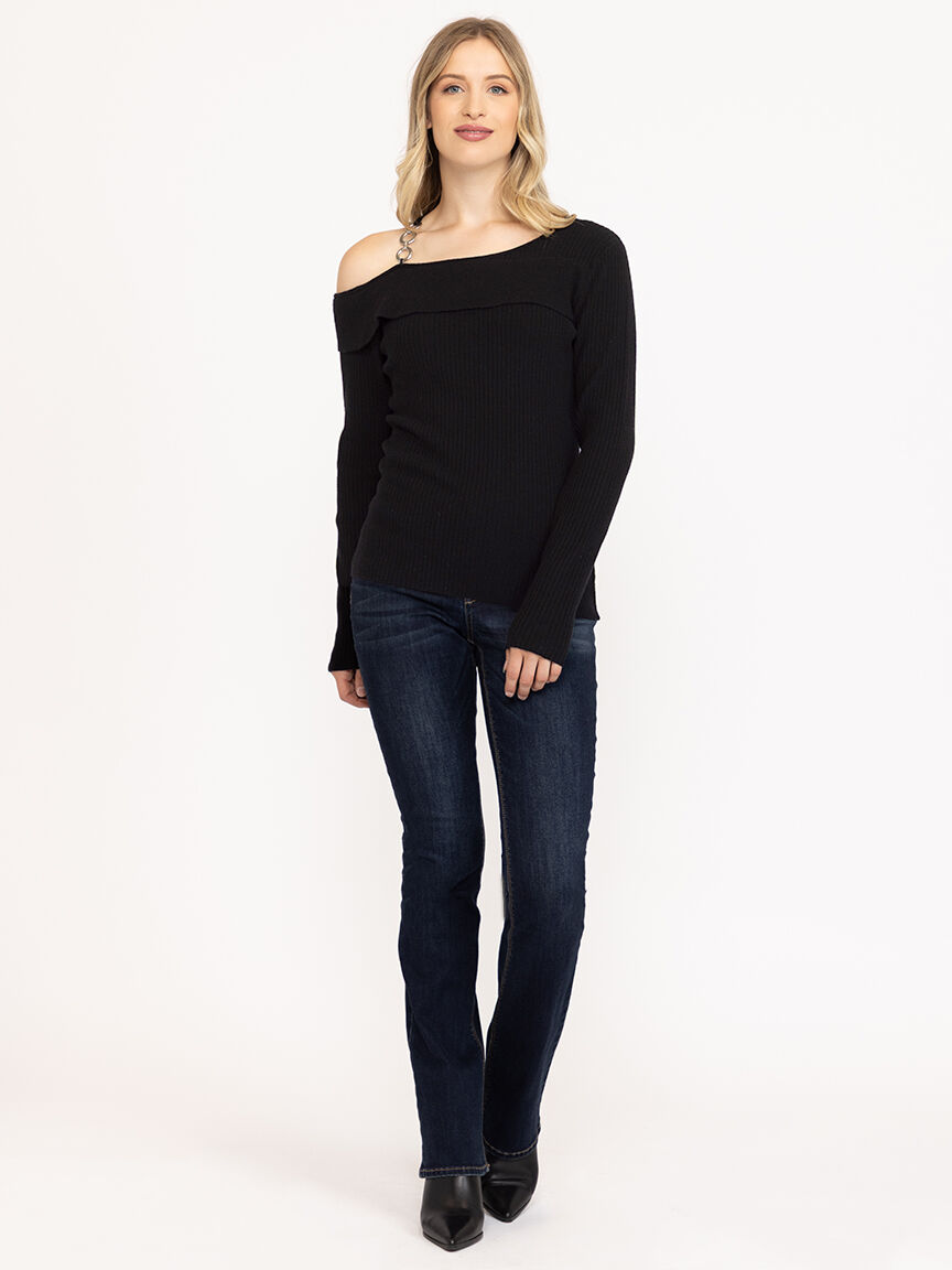 Women's Cold Shoulder Sweater