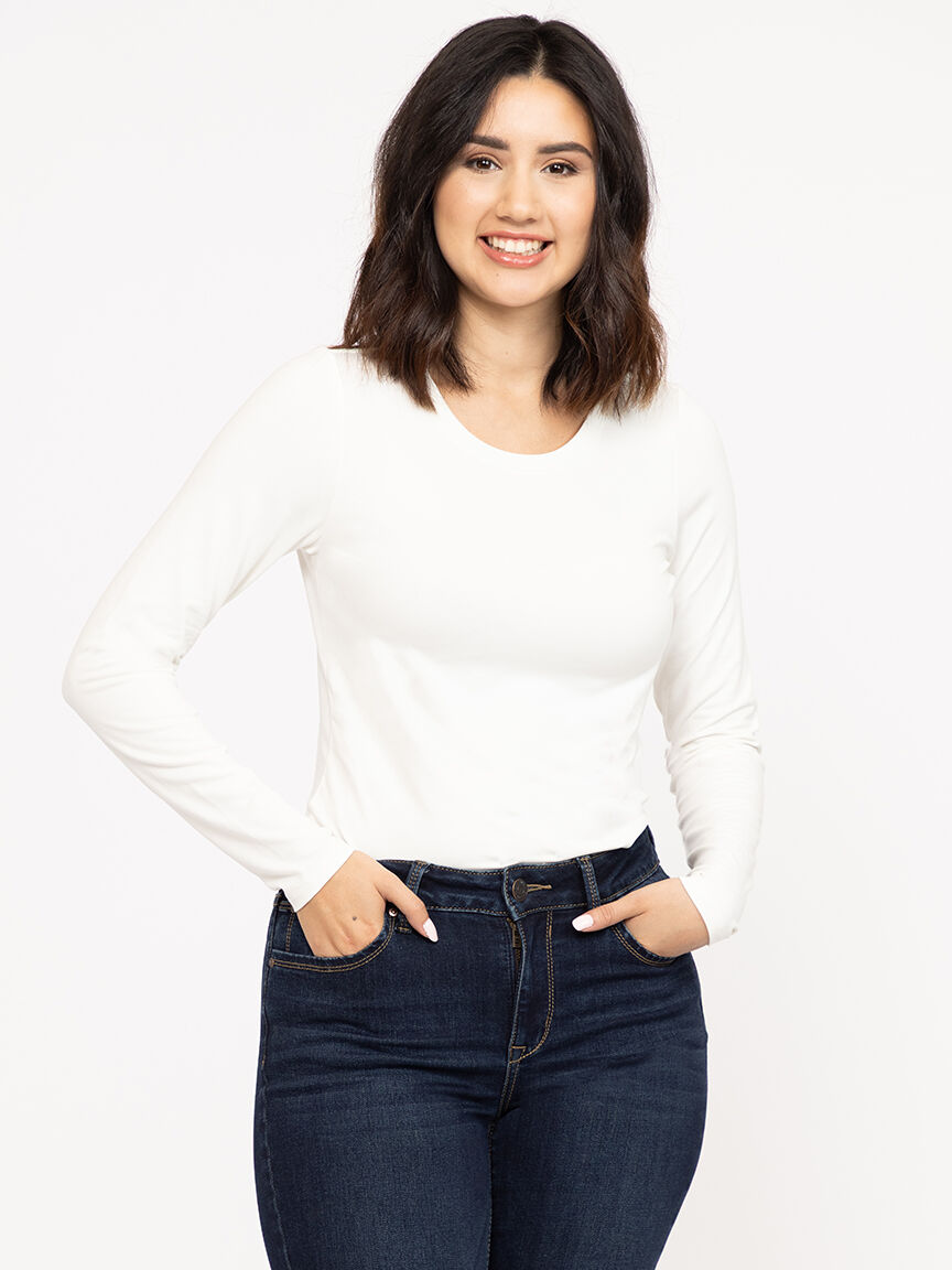 Women's Crew Neck Long Sleeve Tee