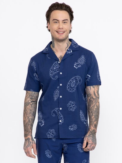 Men's GBC Paisley Resort Shirt Men's GBC Paisley Resort Shirt