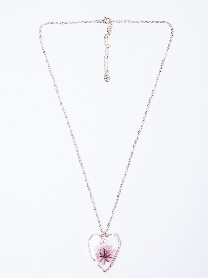 Women's Pressed Flower Necklace