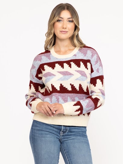 Women's Geometric Sweater Women's Geometric Sweater