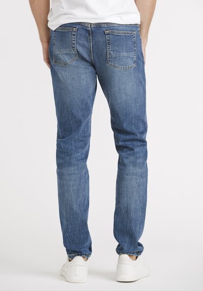 Men's Vintage Wash Skinny Jeans Image 2