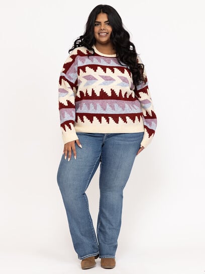 Women's Geometric Sweater Women's Geometric Sweater