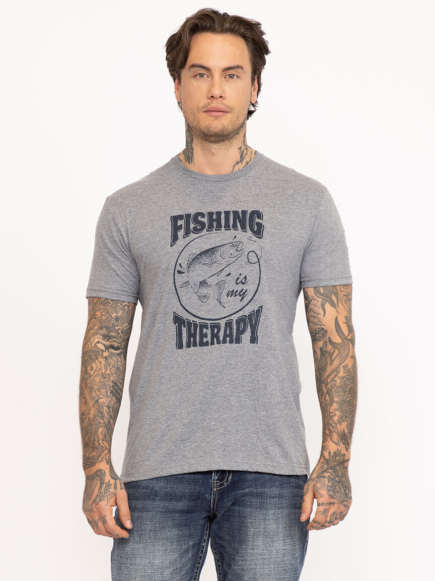 Men's Fishing is my Therapy Tee
