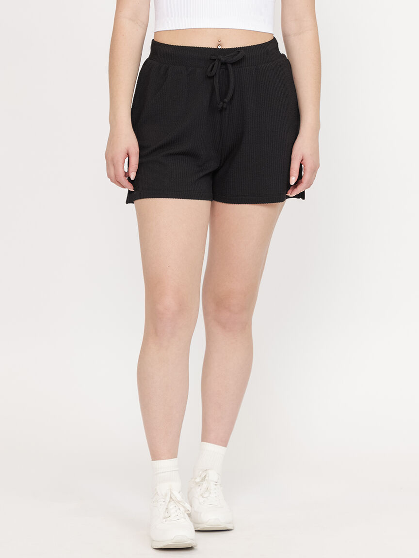 Women's Wavy Rib Pull On Short