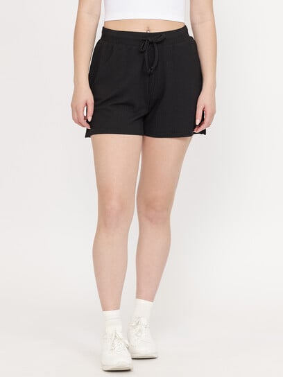 Women's Wavy Rib Pull On Short Women's Wavy Rib Pull On Short