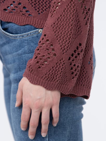 Women's Pointelle Sweater Women's Pointelle Sweater