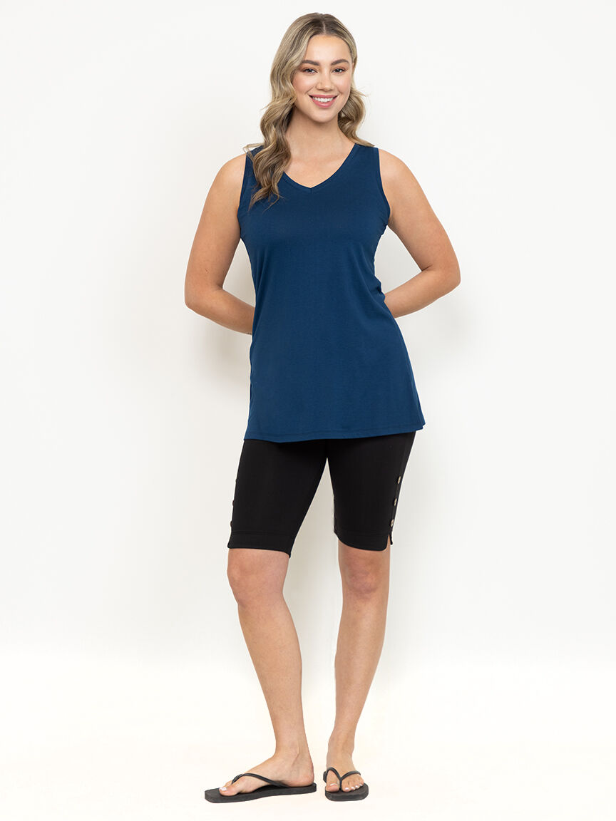 Women's Side Button Bike Short