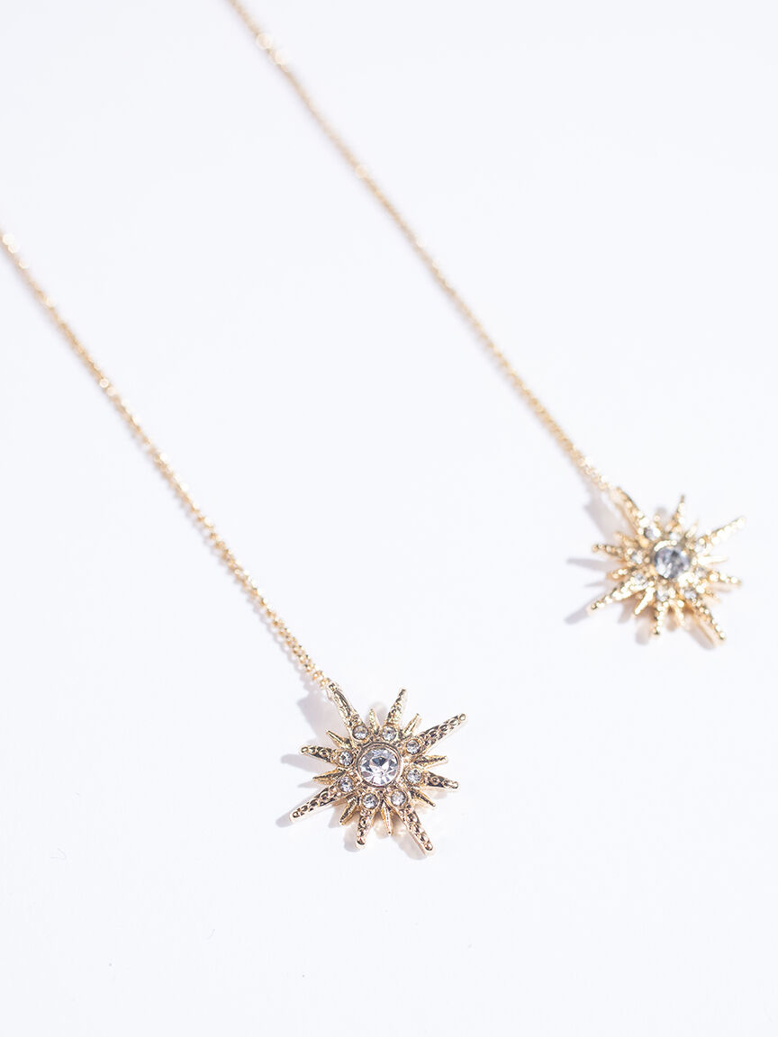 Women's Crystal Starburst Earrings
