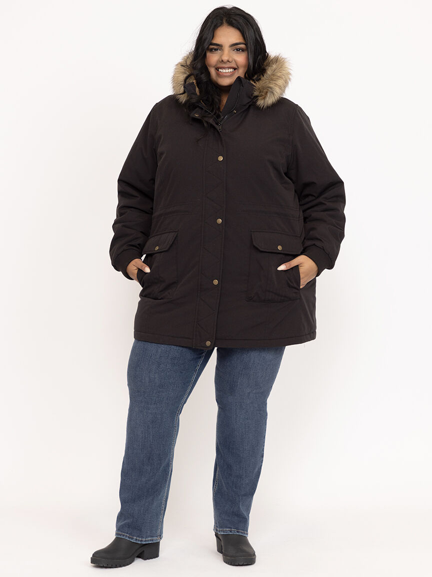 Women's Anorak with Sherpa Lining