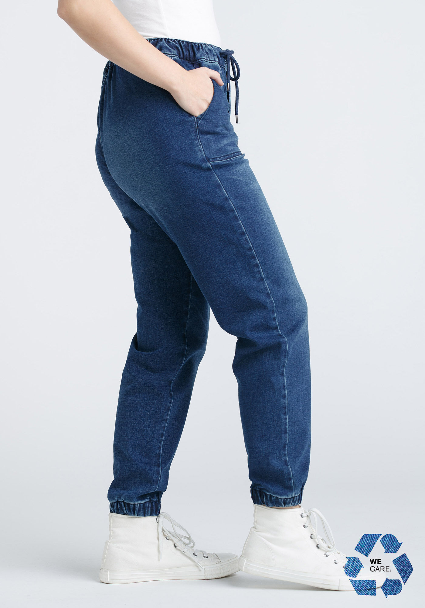 Womens denim deals jogger jeans