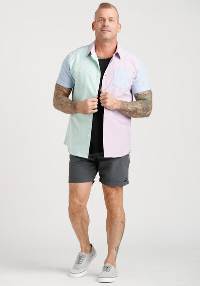 Men's Colour Block Shirt Image 4