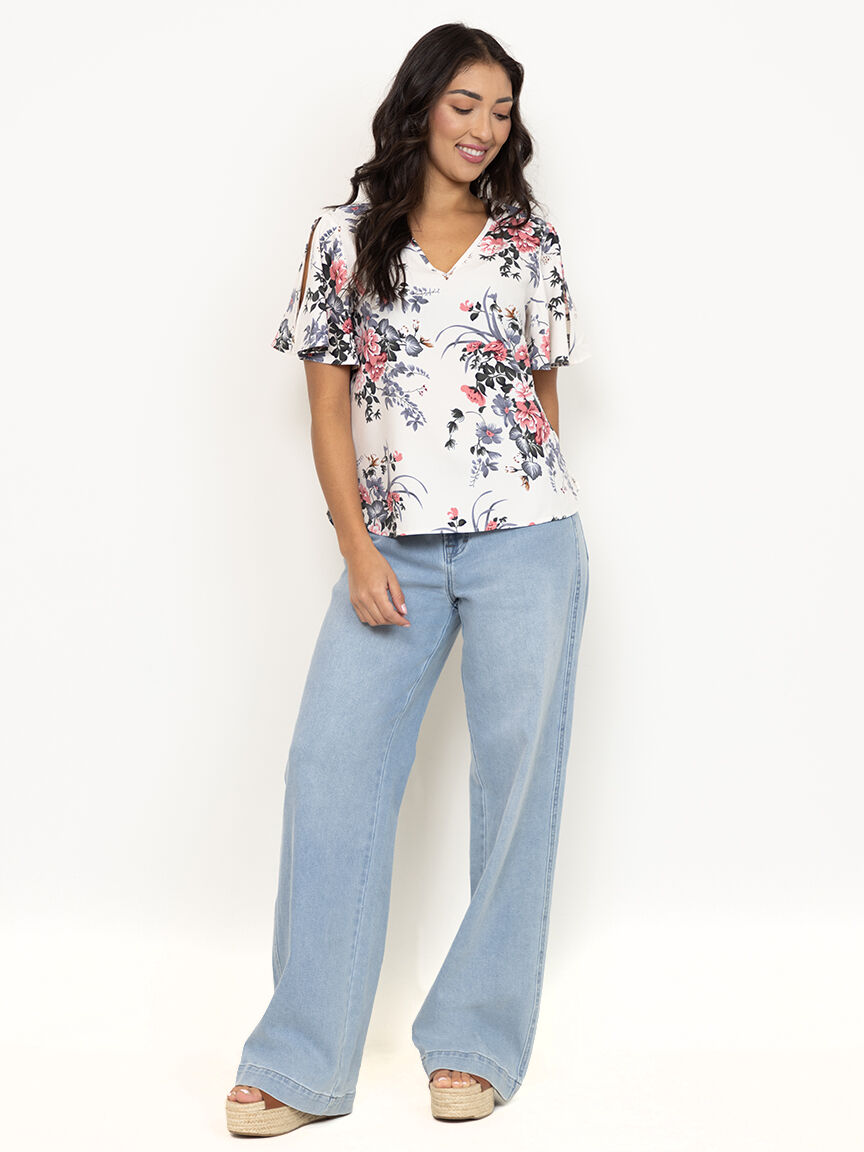 Women's Split Sleeve Blouse