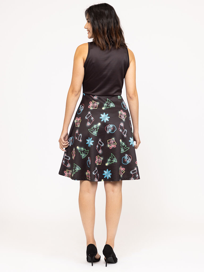Women's Xmas Skater Dress
