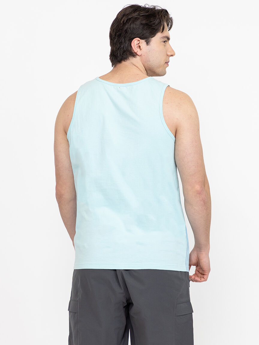 Men's Colour Block Tank
