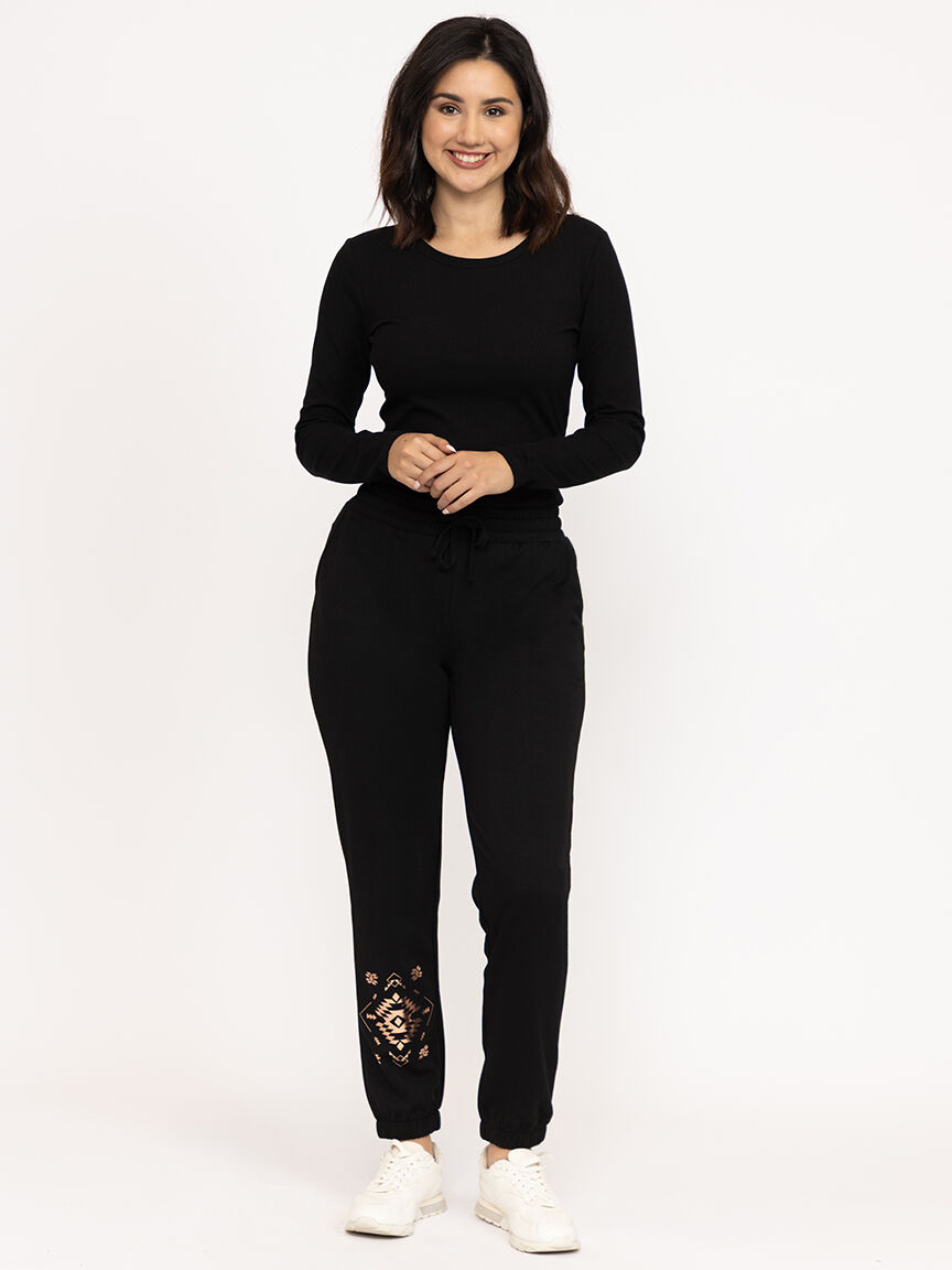 Women's Foil Geo Jogger