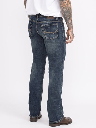 Men's Dark Wash Classic Boot Jeans Men's Dark Wash Classic Boot Jeans
