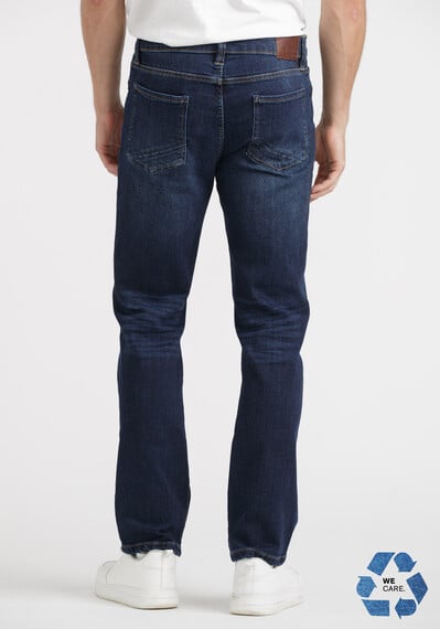 Men's Indigo Slim Straight Jeans Image 2