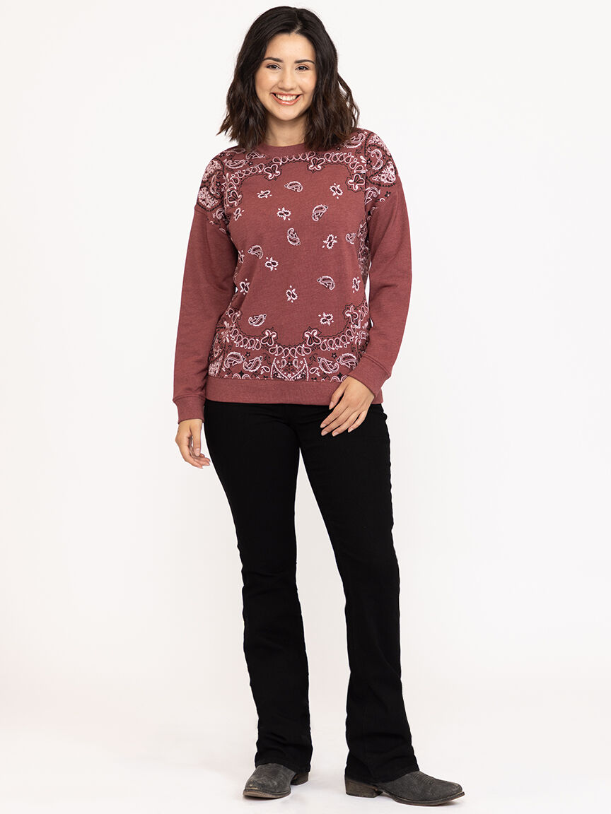 Women's Bandana Sweatshirt