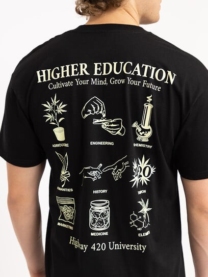 Men's Highway 420 Higher Education Tee Men's Highway 420 Higher Education Tee