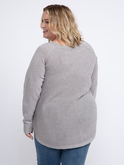 Women's Side Button Sweater