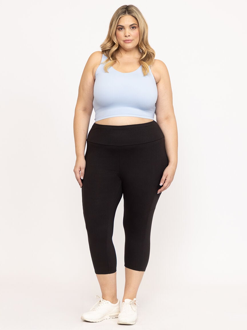 Women's Cell Phone Pocket Capri Legging