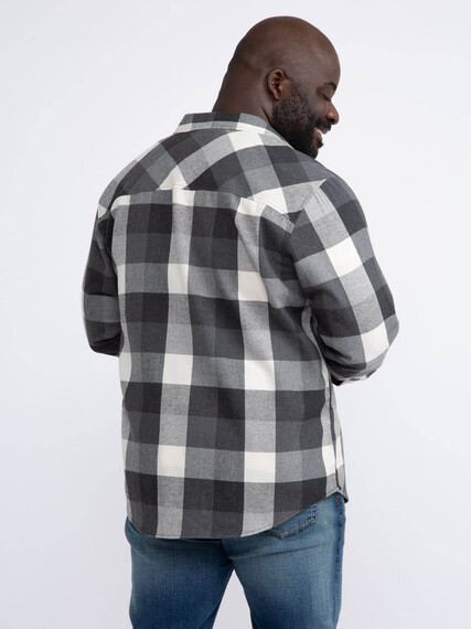 Men's Plaid Flannel Shirt Image 3