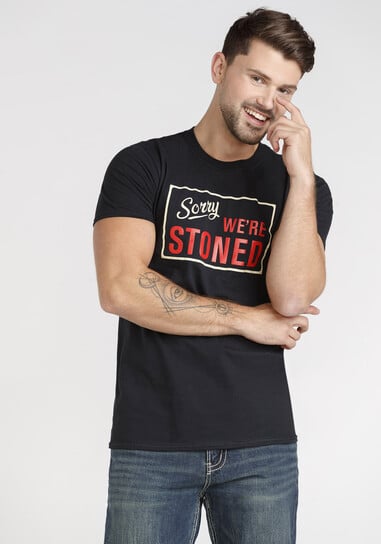 Men's Sorry We're Stoned Tee Men's Sorry We're Stoned Tee